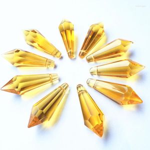 Kroonluchter kristal 400 stks 36 mm glazen kristallen lamp Prisms onderdelen hangend druppels hangers gouden kleuren beschikbare verlichtingsbenodigdheden