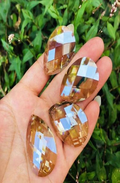 Chandelier Crystal 40pcs Prism 38 mm perles colored k9 larme suncatchers suspendus pour le mariage décorationchandelier1205163