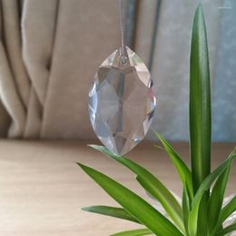 Lustre Cristal 50pcs 38mm Lampe En Verre Transparent Prisme X'mas Pièces De Pendentif De Mariage