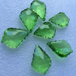 Lustre cristal 50 pcs/lot étincelle 38mm vert suspendu prisme pendentifs pièces d'éclairage accessoires décor
