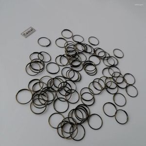 Lustre en cristal Camal, 100 pièces, connecteurs d'anneau en Bronze de 11mm/0.43 pouces pour perles octogonales, prismes suspendus, lampe de connexion suspendue