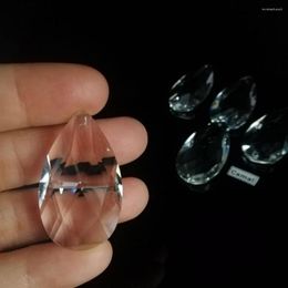 Kroonluchter kristal camal 5 stcs 38 mm heldere druppel prisma gefacetteerde glazen hanger kralen ornament gordijn lamp lichtonderdelen zonnecatcher