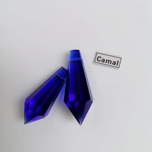 Kroonluchter Crystal Camal 5 stcs 38 mm donkerblauwe ijspegel druppels prisma's hanglampverlichting onderdelen ornament suncatcher hangende bruiloft