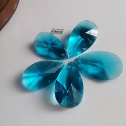 Lustre en cristal Camal 5 pièces 38mm pendentifs bleu ciel en forme de poire prismes perle suspendue pour éclairage lampe partie mariage maison bricolage