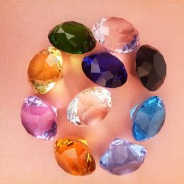 Lustre en cristal luxueux, 30mm/40mm, 1 pièce, diamant K9, décoration moderne colorée, accessoires pendentifs DIY