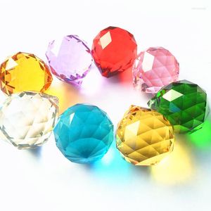 Kroonluchter kristal mulitcolor 40 mm gefacetteerde k9 balls verlichting hanger fengshui ball home decoratie bruiloftsbenodigdheden