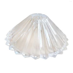 Kroonluchter Crystal Simple Lamp Shady Cover Vervanging Duurzaam transparant plafondglas voor trouwkantoorhalsfeest ornament