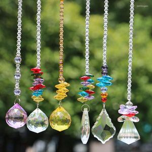 Kroonluchter kristal suncatchers hangende prisma's hangende ornament chakra octogon hangers voor huiskantoor tuindecoratie