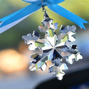 Kroonluchter kristal topkwaliteit 1 stk k9 sneeuwvlok hangende raam zonnecatcher glas kerstboom ornamenten thuisauto -decoratie