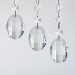 Lustre cristal Top qualité 20 pcs/lot K9 perles W pendentifs à facettes pièces d'éclairage en verre bricolage arbre de noël décoration suspendue
