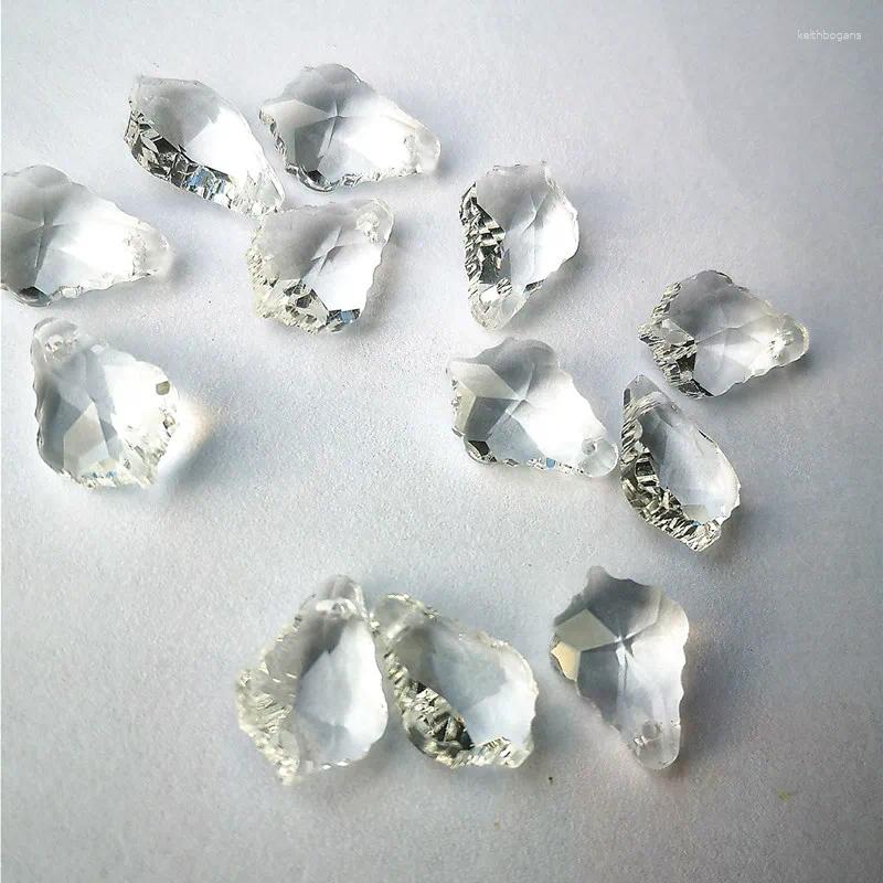 Ljuskrona kristall toppkvalitet 50 st 16mm klara och pärondelar diy glas solfångare hängen gör jem tillbehör