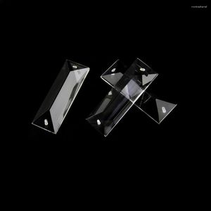 Kroonluchter kristal trimmen driehoek heldere prisma hangers druppels glazen druppelvenster