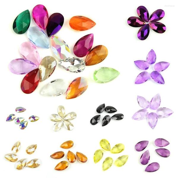 Lustre en cristal multicolore 22mm, 1040 pièces, pendentif goutte d'eau, pièces prisme, attrape-soleil, décoration de maison, mariage, vente en gros, vente en gros