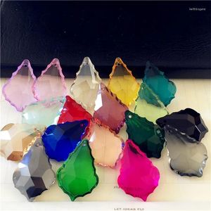 Lustre en cristal multicolore, 76mm, 72 pièces, pièces suspendues, prisme pour bricolage, attrape-soleil, décoration de mariage à domicile, vente en gros