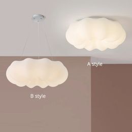 Kroonluchter witte wolken led s plafond mouted pompoenlicht voor restaurant woonkamer gemaakt kinderkamer deco lamp 221203