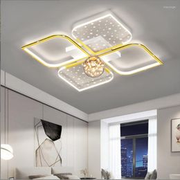 Lustres 2022 Salon moderne Plafonnier Mode Luxe LED Chambre Éclairage intérieur personnalisé Smart Dining Lustre