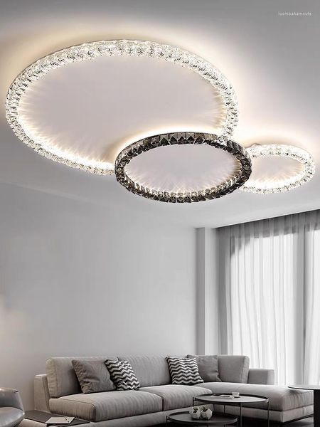 Lustres 2023 Modern Light Light Luxury Crystal Lights LED CHANDELIER LUSTER ÉCLAIRAGE INDOOR POUR