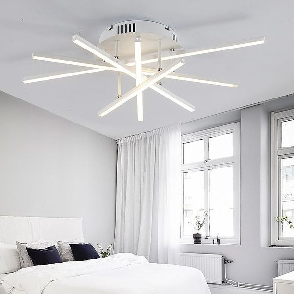 Candelabros 5/7/9 cabeza LED espiral hogar luces de techo sala de estar dormitorio iluminación de arte comercial lámpara de AC90-265V