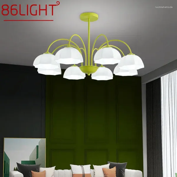Lustres 86 lumière verte vertes plafonnier lampe de plafond LED créatif de conception simple de conception