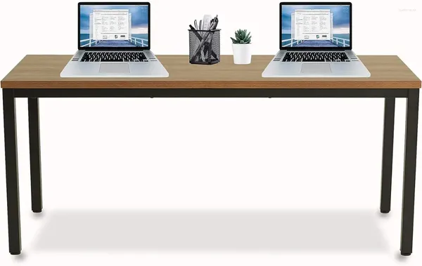 Lustres Un bureau d'ordinateur AIRLLEN élégant et robuste de 36 x 72 pouces - parfait pour l'écriture de table polyvalente d'étude de travail