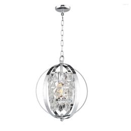 kroonluchters AKEZON luxe kristallen hanglampen chroom 1-lichts voor keuken woonkamer modern huis decoratie plafond kroonluchter