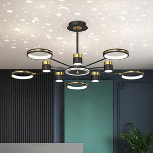 Kroonluchters mooie led kroonluchter verlichting voor woonkamer eetkamer eetwinkel keuken hang lamp 3 kleur temperatuur dimmen