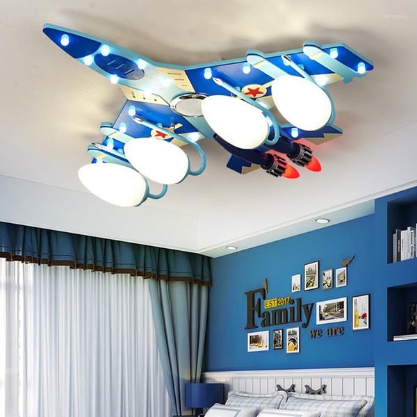 Lustres Bluetooth Avion Salon Décoration Salon Chambre Décor Led Lumières Pour Intérieur Lustre Éclairage Plafond