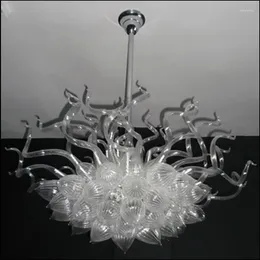 Lustres Chihuly Style Art Verre Chandelier pour décor de chambre Centres de mariage