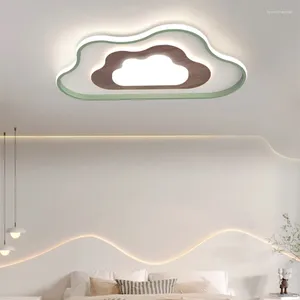 Kroonluiers kinderkamerlampen led kroonluchter voor keuken indoor verlichting glans lichten houten hangende huisdecoratie wolken armatuur