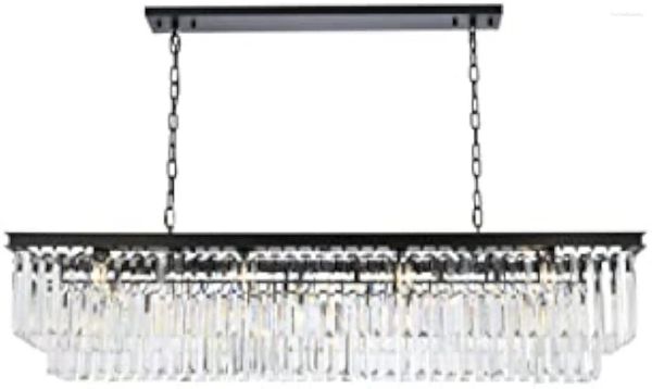 Lustres classiques Sydney 12 luminaire clair lustre noir clair éclairage en cristal coupé royal pour le salon