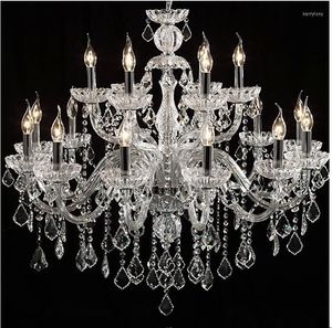 Lustres Effacer 12 6 Ampoules Bougie Européenne Cristal Chambre Salon Salle À Manger Moderne E14 Vente Au Détail Et En Gros