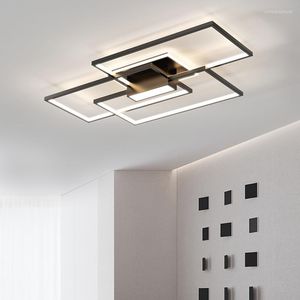 Lustres plafond LED contemporain pour salon chambre à manger lumières géométrie décor maison luminaire éclairage lampe d'intérieur