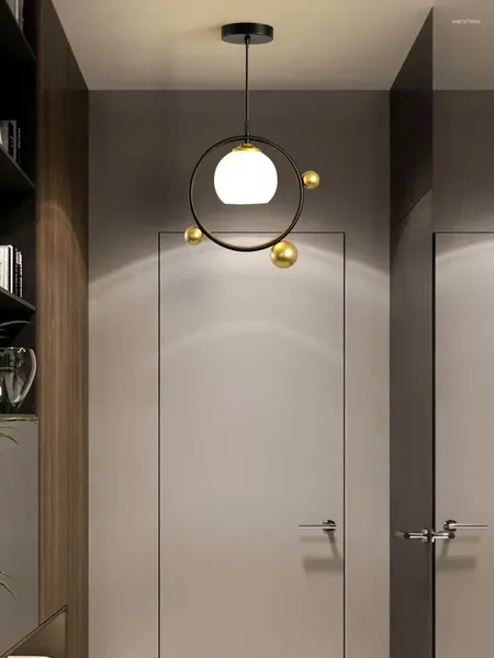 Corridor Corridor Chandelier Simple Modern Creative Bird Crystal Dining Room Lamp Nordic Etude Chambre de chambre à coucher