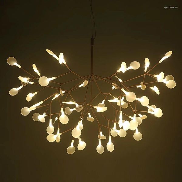 Lustres Creative Art Designer Lustre Lumières Arbre Feuille Vintage LED Lampes Luminaires Par Bertjan Pot Suspension Lampe Éclairage À La Maison