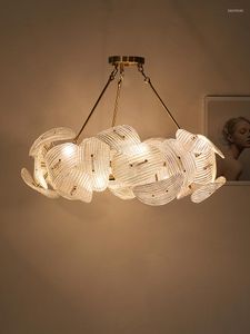 Kroonluchters creatief handgemaakt glas kroonluchter voor woonkamer kunst ronde indoor decoratie verlichting armatuur led moderne luxe plafondlamp