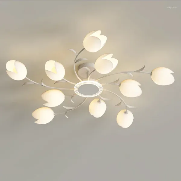 Les lustres créatifs LED Chandelier Lighting Bar Study Aisle Plafond Light Simple Dining Dining Room Pendant Lampe Living Living Bedroom