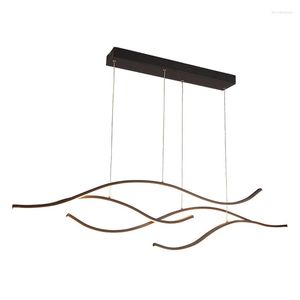 Lustres Creative Moderne LED Lustre Pour Salon Cuisine Salle À Manger Bar Lampe Suspendue Maison Lustres 90-260 V