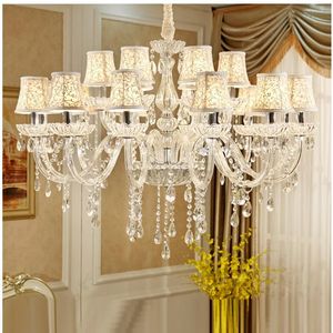 Lustres lustre en cristal éclairage salon K9 clair luminaires suspendus luminaire décoration de mariage suspension lampe