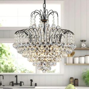 Lustres Lustre en cristal pendentif encastré plafonnier luminaire moderne pour chambre couloir bar cuisine salle de bain