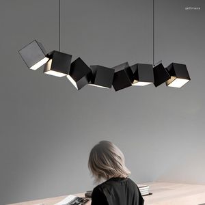 Kroonluchters ontwerper hanglamp modern minimalistisch restaurant Noordse creatieve woonkamer eettafel voorbeeldbar