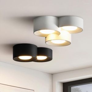 Kroonluchters Designer oppervlak gemonteerd downlight dubbele kop geen hoofdlicht woonkamer verlichting plafond Spotlight high-end restaurant