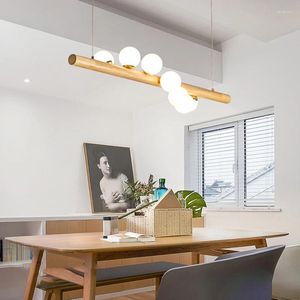 Kroonluchters eetkamer houten melk wit glas lampenkap tafeltafel hangende lamp keuken eiland moderne ophanging kroonluchter