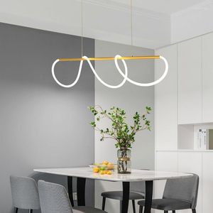 Kroonluchters mode -led hanger voor keukenkantoor Luster Lamparas de Techo Colgante Moderna Suspension Luminaire Lamp