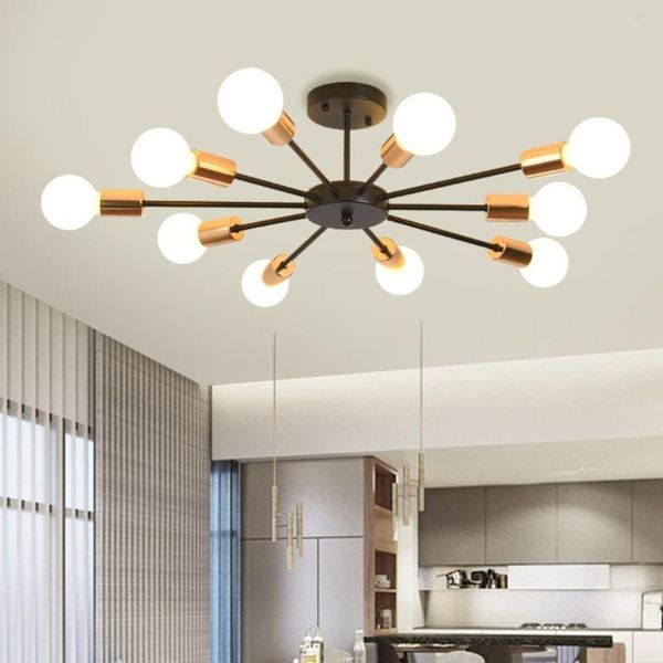 Lustres Ganeed Moderne LED Lustre Encastré Plafonnier Intérieur Lampe Luminaire Pour Cuisine Maison Loft Salon Salle À Manger Bureau