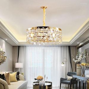 Kroonluchters goud kristallamp plafond modern licht luxe grote kroonluchter woonkamer restaurant slaapkamer gouden
