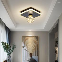 Candelabros Gypsophila Led pasillo luz de techo moderno minimalista hogar creativo dorado para entrada pasillo balcón