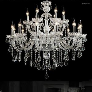 Lustres grand lustre en cristal 18 bras lumière de luxe mode moderne