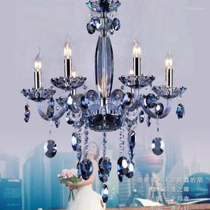 Kroonluchters Latijnse winkelen Art Decoration Lights Lighting Halway Modern Wedding 6-8 PCS Hangscherm Crystal Lamp Bar El Formture