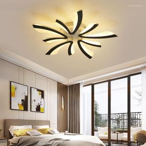 Candelabros LED Acrílico Iluminación de araña para dormitorio Estudio Sala de estar Interior Deco Lustre Lámparas regulables con control remoto AC90-260V