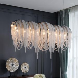 Kroonluchters Led Art Kroonluchter Hanglamp Licht Design Aluminium Armaturen Luxe Goud/Zilver Woonkamer Decoratief Voor Commercieel